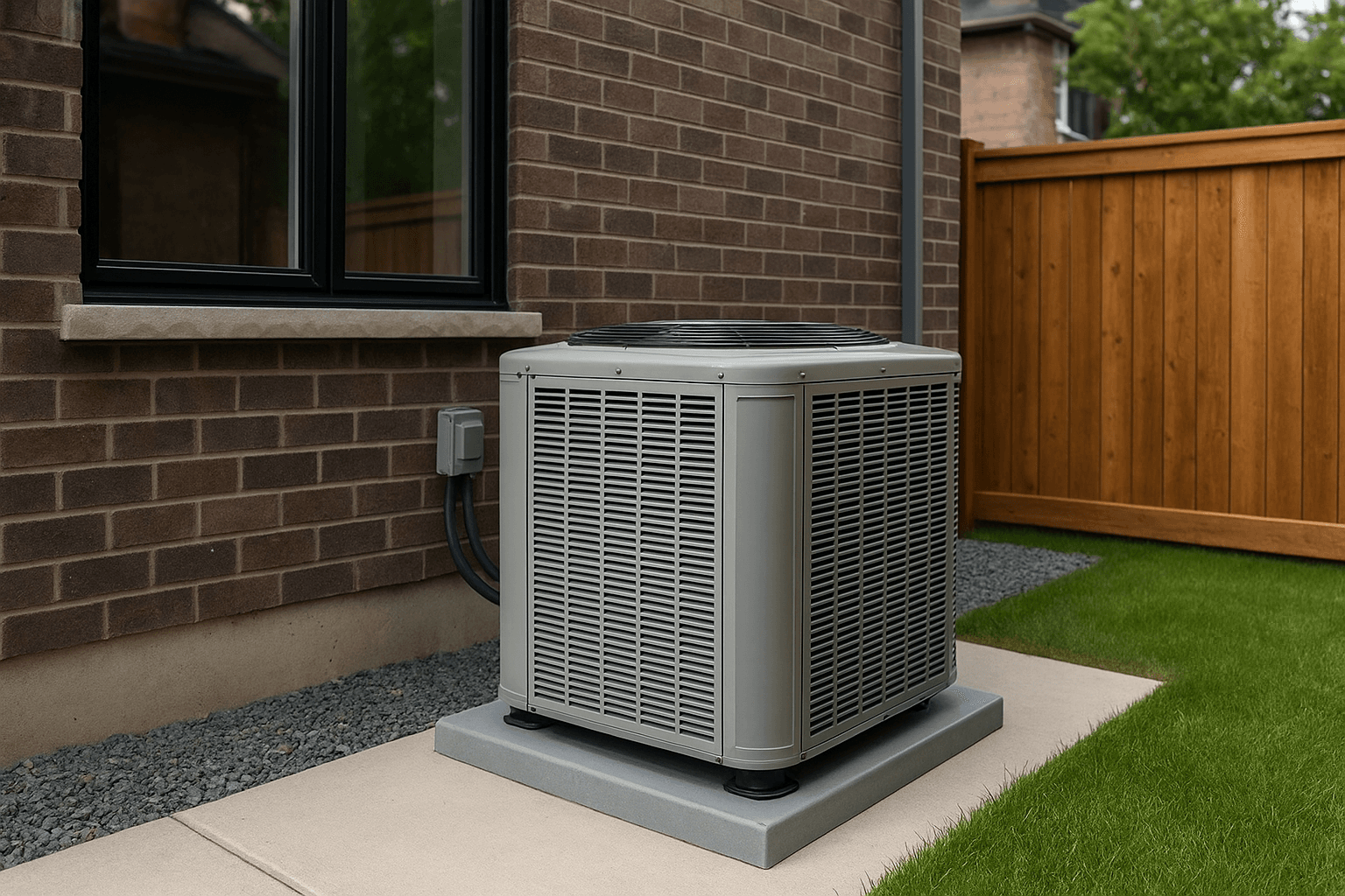 New air conditioner installation