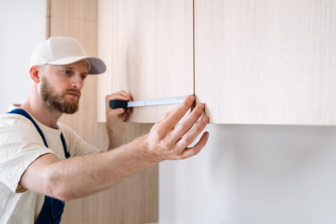 Customer meeting trusted handyman