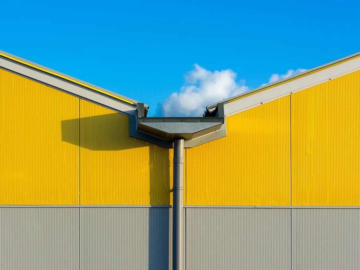Clean gutters after professional service