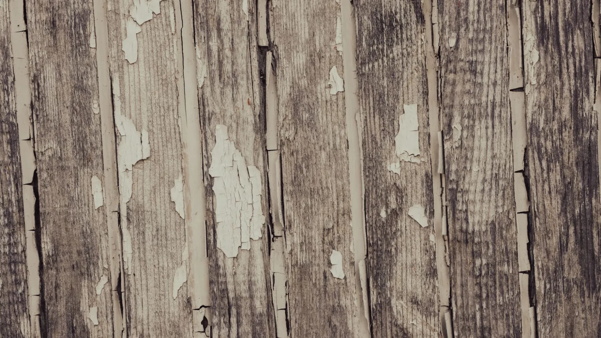 Damaged wooden deck needing repair