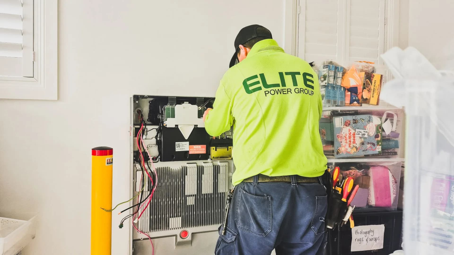 Technician cleaning ducts in a Toronto home