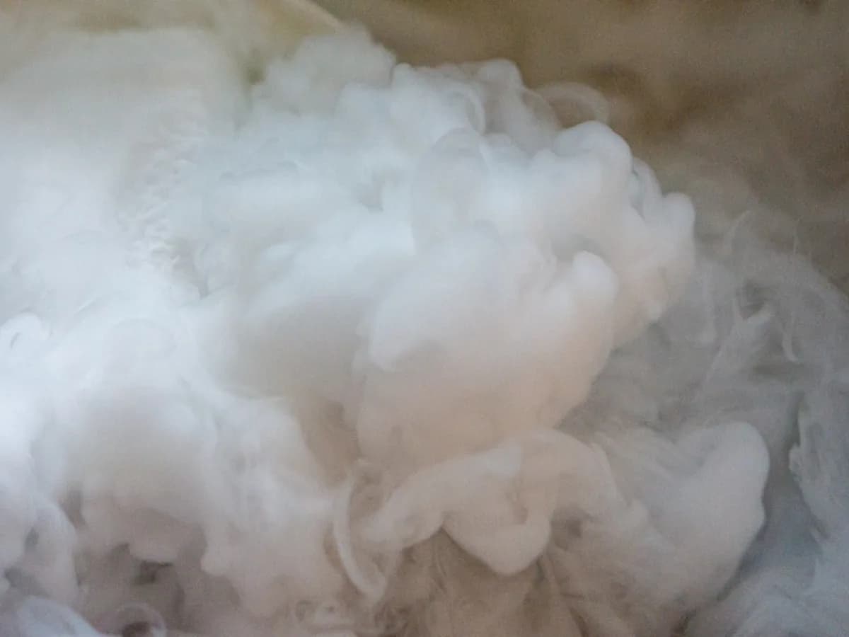 Smoke coming from the oven