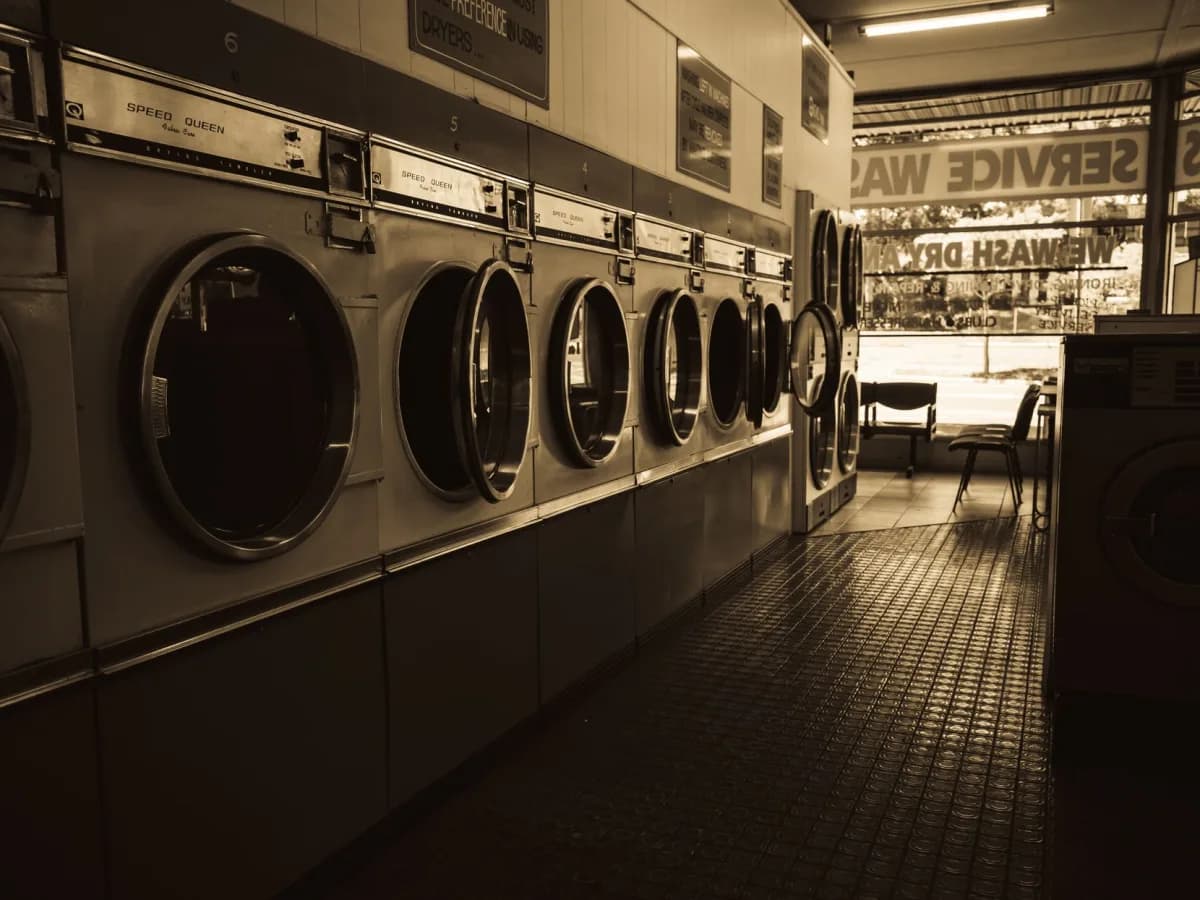 Leaking washing machine in Toronto laundry room