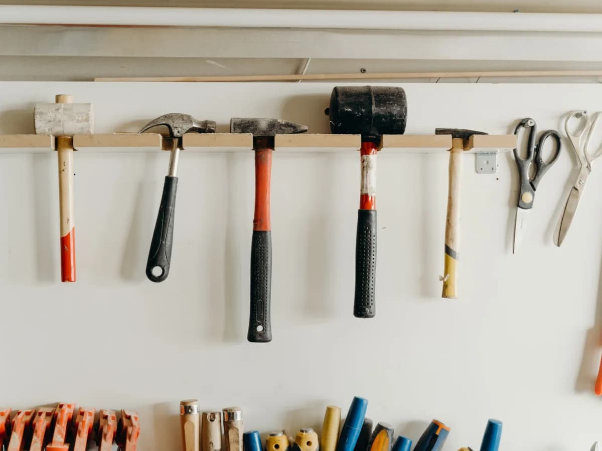 Tools for mounting shelves next to different wall materials