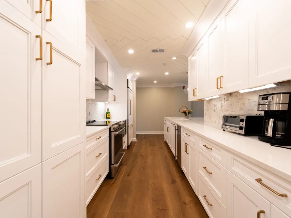Renovated kitchen ready for repairs