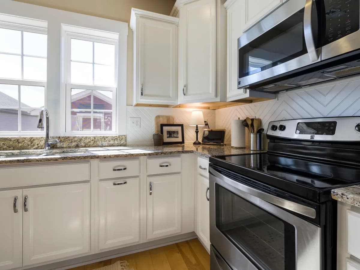 Misaligned kitchen cabinet doors