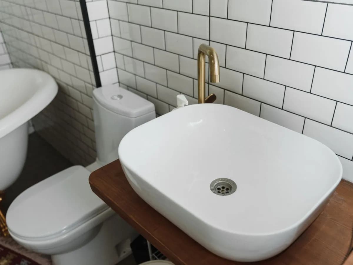 Close-up of a clogged toilet with overflow