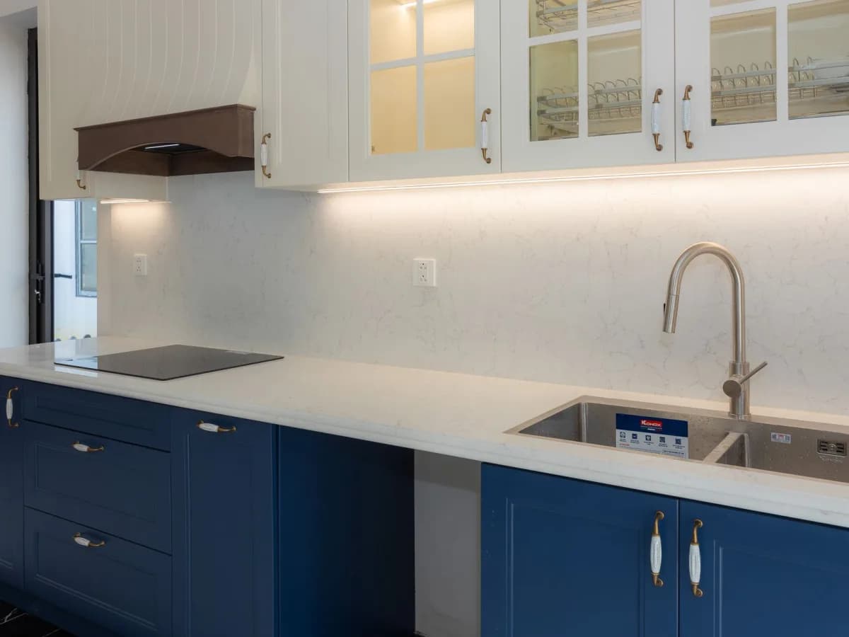 New kitchen sink installation