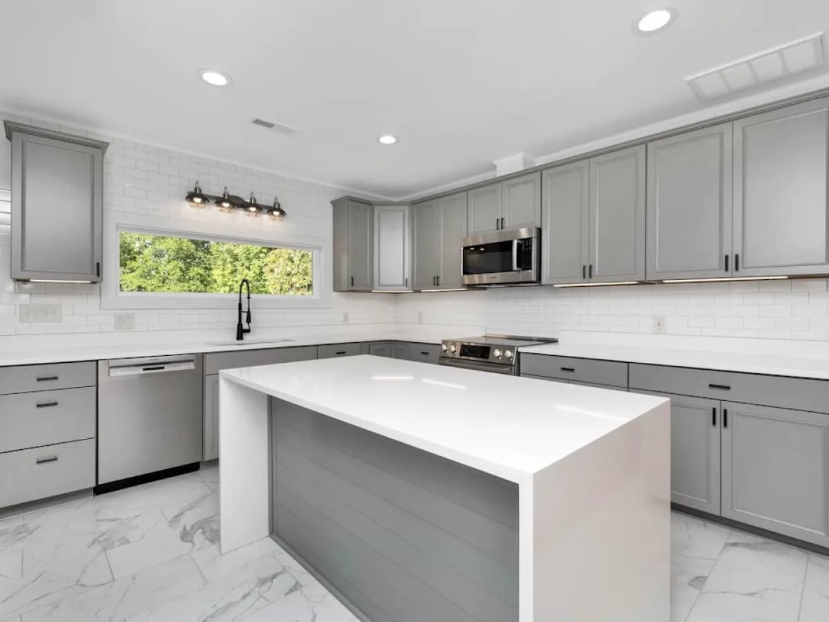 Modern kitchen after renovation